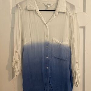 Market & Spruce Cream Button-Up Shirt